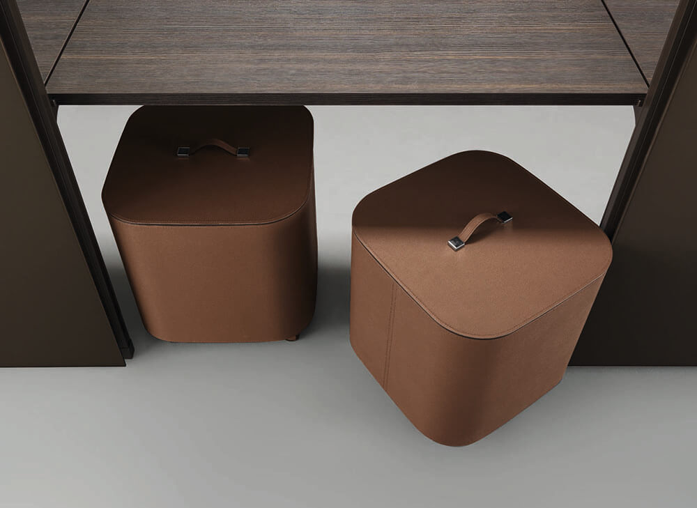 Contenedor con ruedas y tapa de Rimadesio