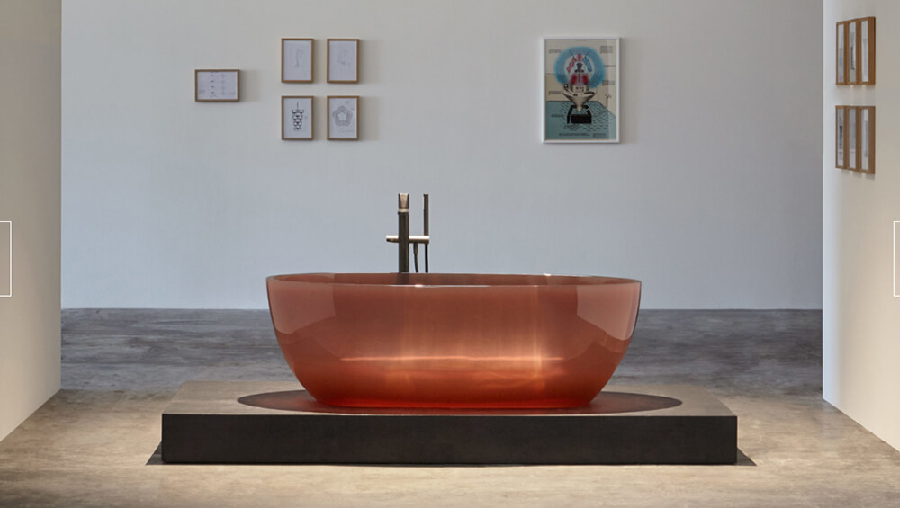 antonio lupi presenta la bañera cristalmood como novedad