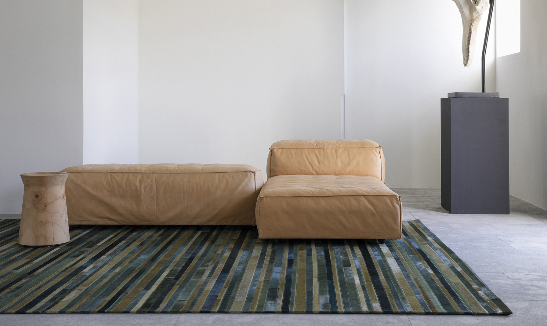 alfombra hecha a mano de lujo evergreen flash