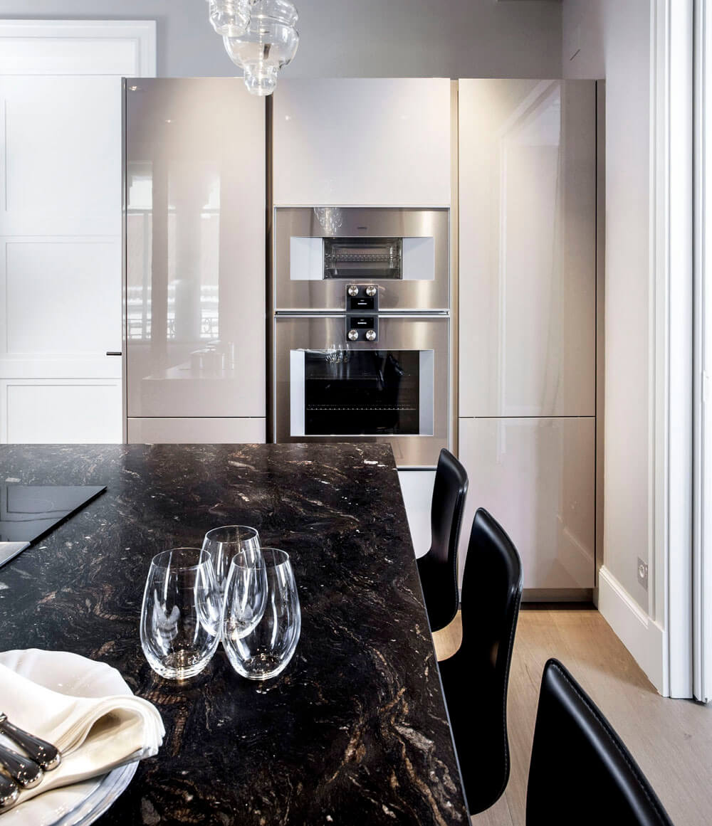 Proyecto de Cocina SieMatic en el Barrio de Salamanca: Cocina