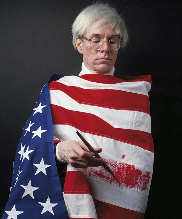 Warhol retratado por Alberto Schommer
