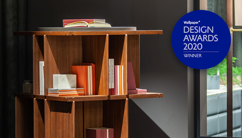 Poltrona Frau, La estanteria Turner ganadora del Design Awards 2020 otorgado por Wallpaper*