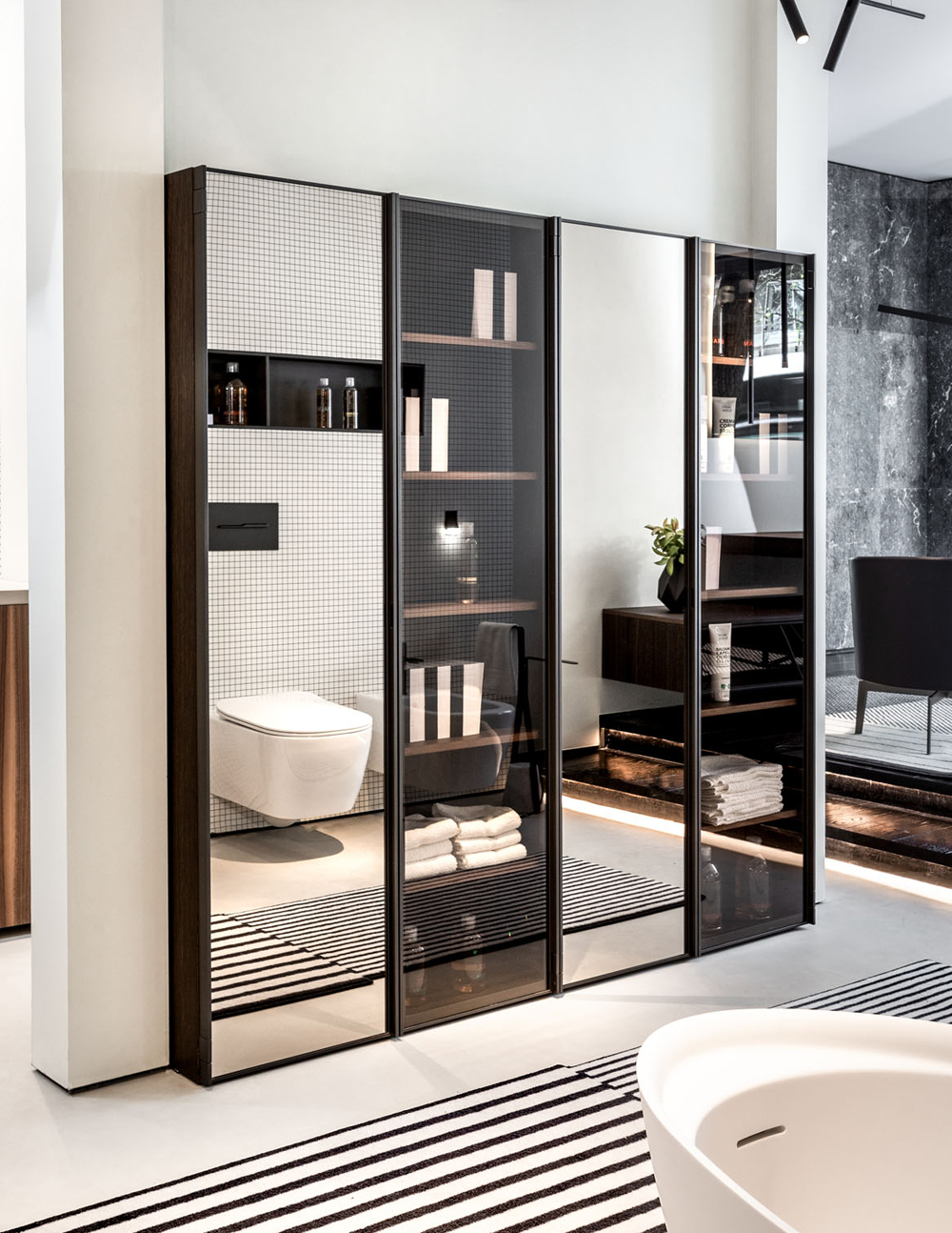 antoniolupi, modelo Bespoke de Carlo Colombo. Baño de diseño