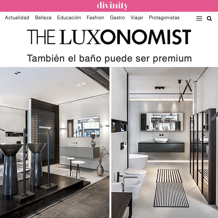 Baños Premium antoniolupi en ICONNO. En Luxonomist, mayo