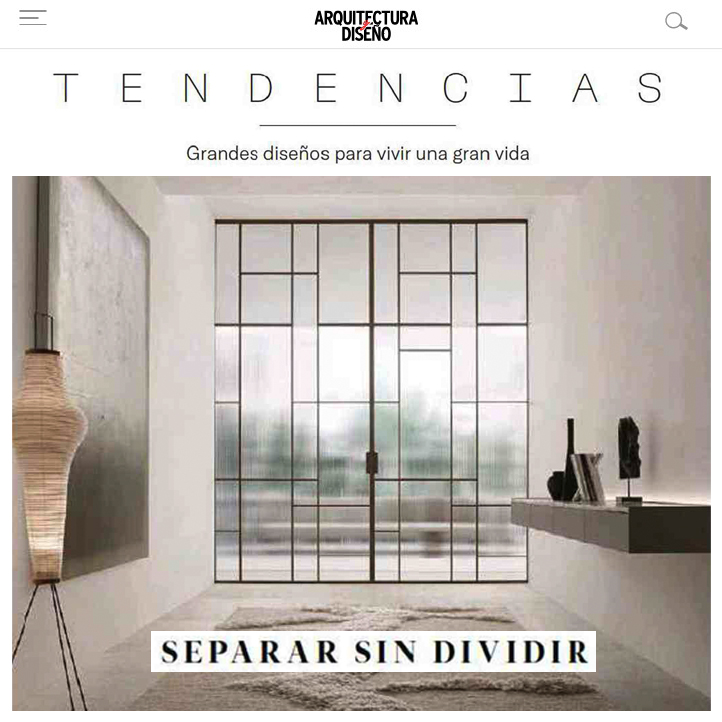 Rimadesio, Paneles MAXI, ICONNO en Arquitectura y Diseño. Junio