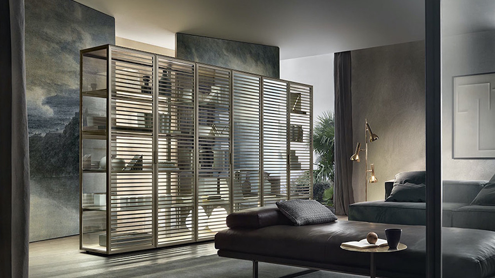 Claves Deco Vitrina Alambra Rimadesio vidrio Iconno