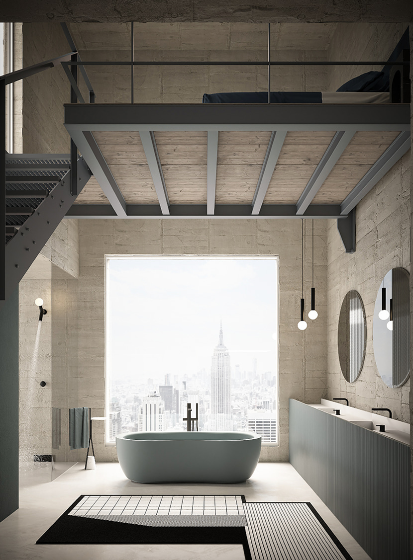 proyectos exclusivos de baños de diseño antoniolupi