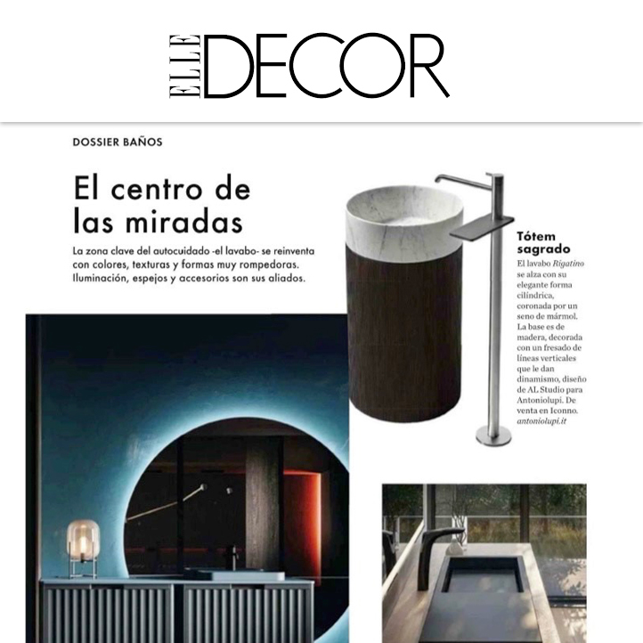 Dossier Baños Antonio Lupi Elle Decor Marzo 2024