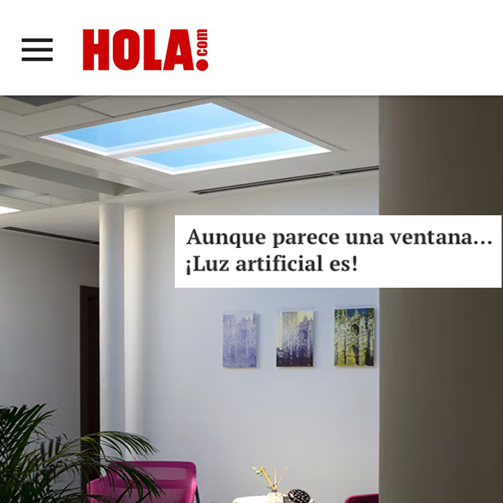 Iluminación de techo Coelux Hola mayo 24