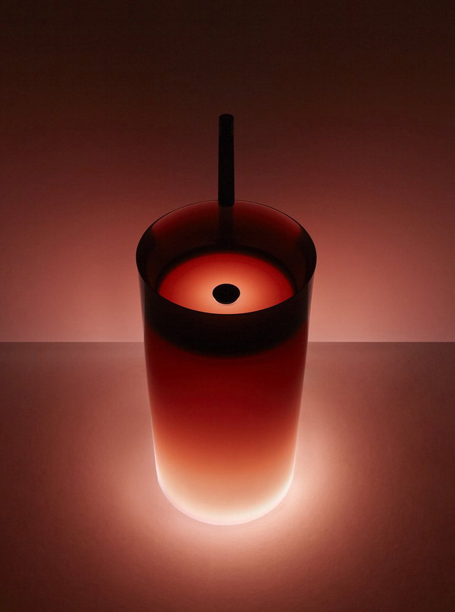 lavabo de diseño antoniolupi Breeze Cristalmood melograno
