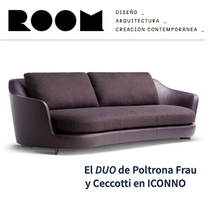 Poltrona Frau y Ceccotti en Revista Room Diseño Arquitectura y Creación Contemporánea enero 2025