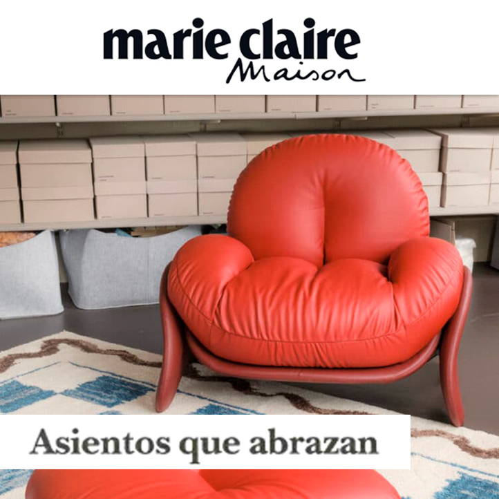 Poltrona Squash Revista Marie Claire Maison enero 2025